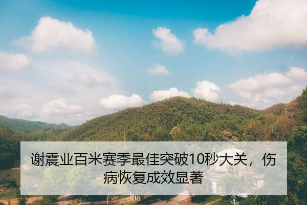 谢震业百米赛季最佳突破10秒大关，伤病恢复成效显著